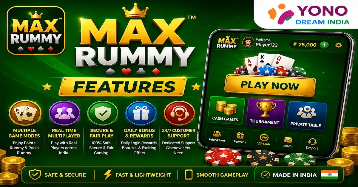 Max Rummy Features