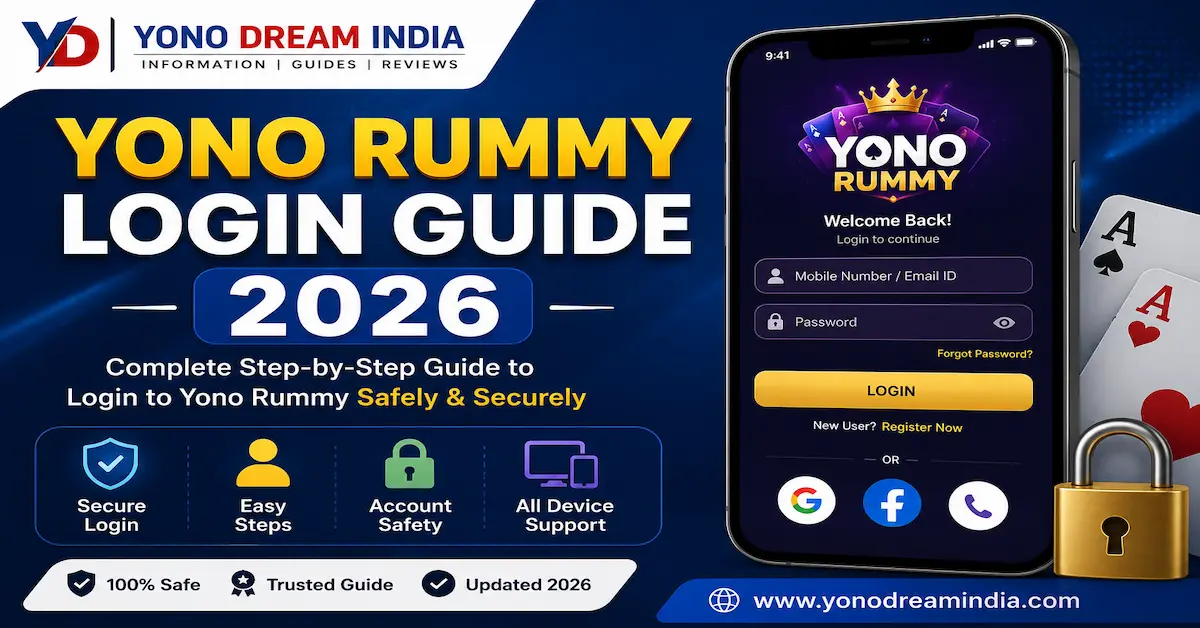 Yono Rummy Login Guide 2026