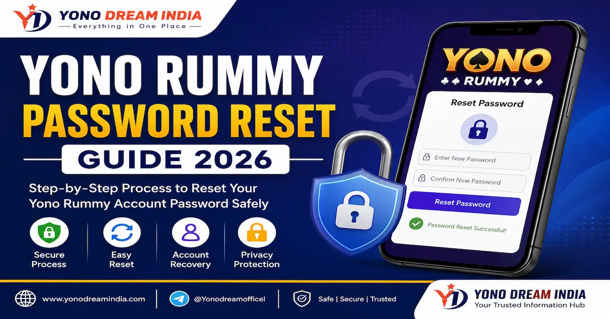 Yono Rummy Password Reset Guide